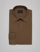 Koszule męskie - koszula lumia 00370 długi rękaw beżowy slim fit - miniaturka - grafika 1