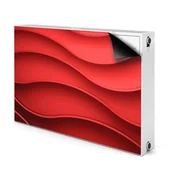 Dekoracje domu - Osłona na kaloryfer Abstrakcja czerwona 90x60 cm, Bluedecor - miniaturka - grafika 1