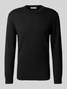Sweter o kroju regular fit z dzianiny z bawełny - Swetry męskie - miniaturka - grafika 1