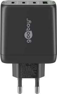 Ładowarka sieciowa 3x USB-C USB 68W Goobay CZARNA - Ładowarki do telefonów - miniaturka - grafika 2