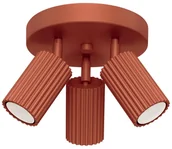 Lampy sufitowe - Sollux SL.1639 - Oświetlenie punktowe KARBON 3xGU10/10W/230V czerwony - miniaturka - grafika 1