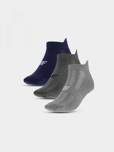 Męskie skarpetki treningowe (3-pack) 4F 4FWMM00UFSOM137 - multikolor - Skarpetki męskie - miniaturka - grafika 1