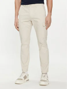 Tommy Jeans Spodnie materiałowe Austin DM0DM18940 Beżowy Slim Fit - Spodnie męskie - miniaturka - grafika 1