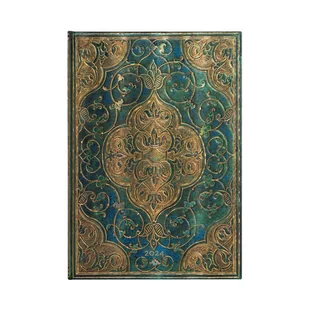Kalendarz Paperblanks 2024 Turquoise Chronicles Grande tygodniowy VER - Kalendarze - miniaturka - grafika 1