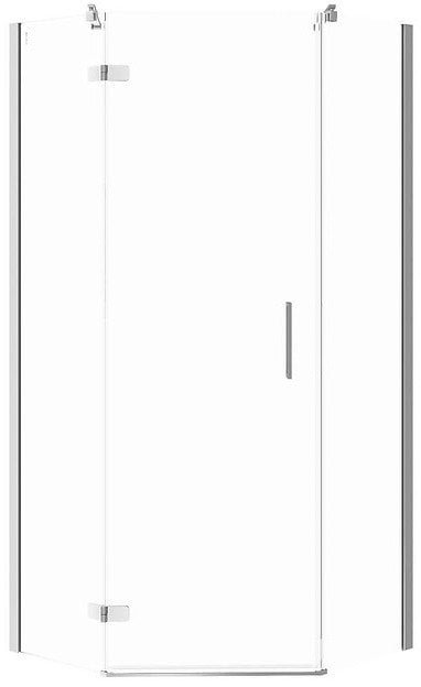 Cersanit Kabina PRYSZNICOWA PIĘCIOKĄTNA CITY 90X90X195 LEWA SZKŁO TRANS.