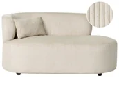 Szezlongi - Szezlong lewostronny VANVEY Sztruks Beżowy - miniaturka - grafika 1