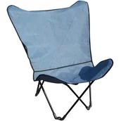 Fotele i krzesła ogrodowe - Krzesło turystyczne PATIO Butterfly Niebieski - miniaturka - grafika 1