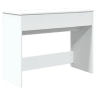 Toaletki - vidaXL Toaletka z lustrem biała 100x45x76 cm - miniaturka - grafika 1