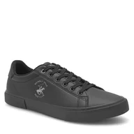 Trampki męskie - Trampki Beverly Hills Polo Club M-24MVS5002 Czarny - miniaturka - grafika 1