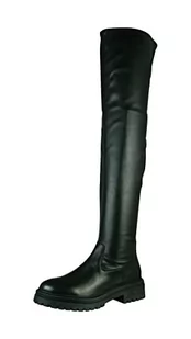 Geox Iridea D16HRH 0KB43 damskie kozaki, czarny, 37 EU - Kozaki damskie - miniaturka - grafika 1