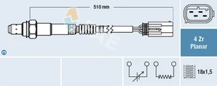 Sonda lambda FAE 77428 MHK000060 - Sondy lambda - miniaturka - grafika 1