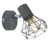 Lampy ścienne - Candellux Verve kinkiet (spot) 1-punktowy szary 91-60969 91-60969 - miniaturka - grafika 1