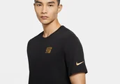 Koszulki męskie - Nike Lebron James 'Strive For Greatness' Dri-Fit Tee Black - miniaturka - grafika 1