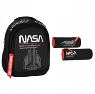 Plecaki szkolne i tornistry - Plecak szkolny w zestawie z piórnikiem Nasa czarny Starpak 561900 - miniaturka - grafika 1