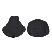 Podnóżki, podpórki, podkładki - Kompletna tapicerka do krzesła biurowego HURRAY, siedzisko + wysokie oparcie, czarny - miniaturka - grafika 1