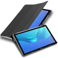 Etui do tabletów - Pokrowiec Do Huawei MediaPad M5 LITE 10 (10.1 cala) Etui w SATYNOWA CZERŃ Obudowa Case Cover Portfel Ochronny Cadorabo - miniaturka - grafika 1