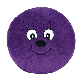Bellatex Poduszka Kuleczka fioletowy, średnica 35 cm - Kołdry i poduszki dla dzieci - miniaturka - grafika 1