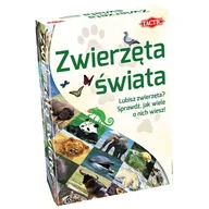 Gry planszowe - Rodzinne i towarzyskie, , Quizy i łamigłówki Quizy świata zwierzęta świata - miniaturka - grafika 1
