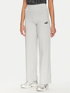Puma Legginsy Ess Small No. 1 Logo 682428 Szary Straight Fit - Spodnie damskie - miniaturka - grafika 1
