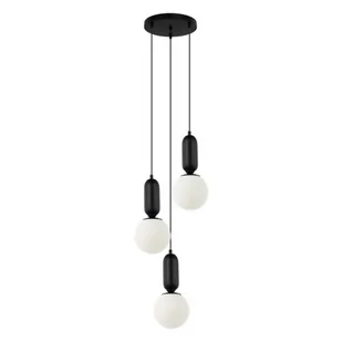 Italux Nowoczesna lampa wisząca ALDEVA S 3x E27 wys.127 cm czarny PND-02340-3S-BK - Lampy sufitowe - miniaturka - grafika 1