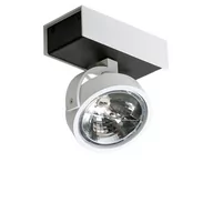 Lampy sufitowe - Azzardo Lampa przysufitowa MAX 1 12V GM4114-12V White/Black metal / aluminium IP20 - miniaturka - grafika 1