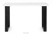 Stoły - Stół w stylu loftowym matowy biały CETO Konsimo - miniaturka - grafika 1