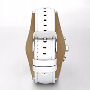 Pasek FOSSIL CH2592 CH2586 CH2891 CH2564 CH3051 CH2565 biały skórzany - Akcesoria do zegarków - miniaturka - grafika 1