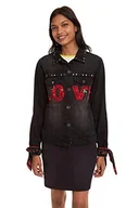 Kurtki damskie - Desigual Damska kurtka 19WWED255162S, niebieska, S - miniaturka - grafika 1