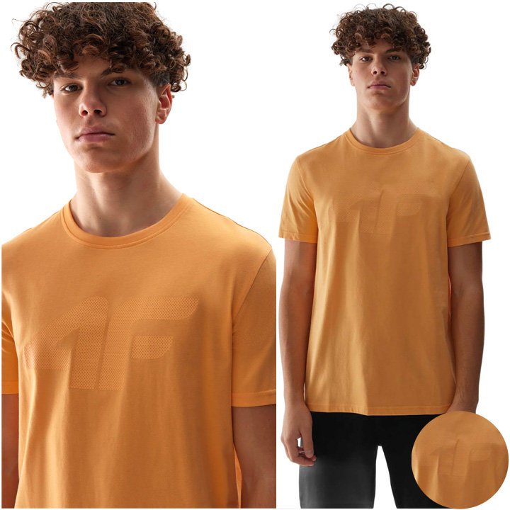 Koszulka Męska 4F Sportowa Uniwersalna T-Shirt Bawełna Na Co Dzień 3Xl