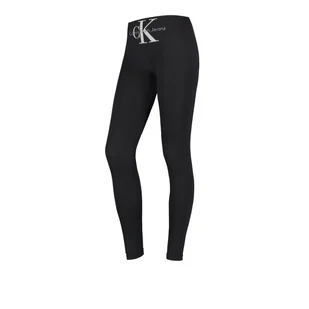 CALVIN KLEIN LEGINSY DAMSKIE CKJ WOMEN LEGGING 1P HIGH-WAIST LOGO BLACK 701220429 001 XL - Legginsy - miniaturka - grafika 1