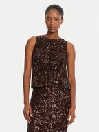 Koszulki i topy damskie - Marella Top Filly 2523946051 Brązowy Slim Fit - miniaturka - grafika 1