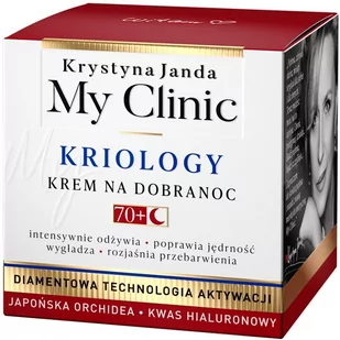 JANDA My Clinic 70+ Krem na Dobranoc, 50ml - Kremy do twarzy - miniaturka - grafika 1