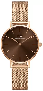 Zegarek Zegarek Daniel Wellington DW00100476 Petite Amber - Zegarki damskie - miniaturka - grafika 1