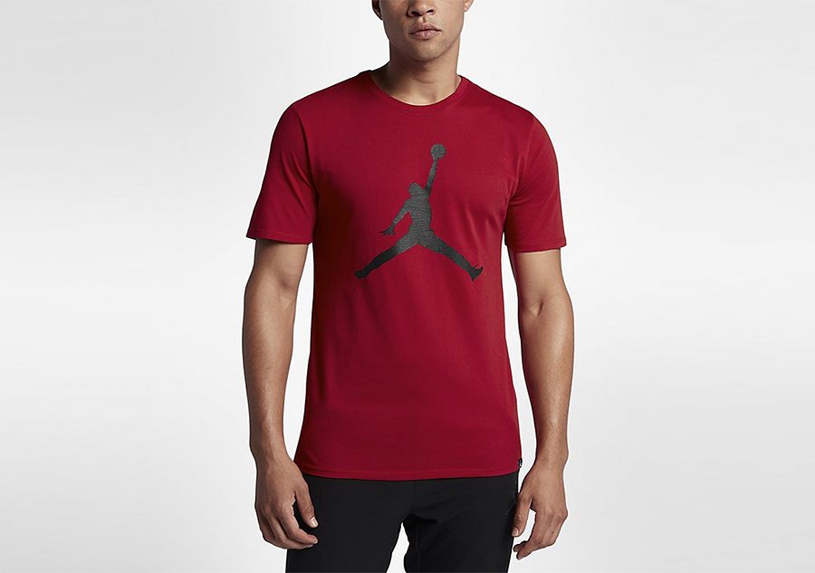 Nike Air Jordan Sportswear Brand 6 Tee Gym Red