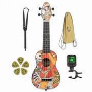 Inne instrumenty muzyczne - Ortega Ukulele sopranowe + akcesoria K2-TM "TOTEM" 2822-90294 - miniaturka - grafika 1