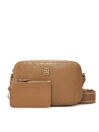 Torebki damskie - Tommy Hilfiger Torebka Th Distinct Camera Bag Mono AW0AW17221 Brązowy - miniaturka - grafika 1