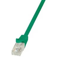 Patchcordy - LogiLink Patchcord CP2025U CAT.6 U/UTP 0,50m, zielony CP2025U - miniaturka - grafika 1