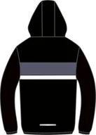 Kurtki i płaszcze dla chłopców - adidas Uniseks - dzieci TIBERIO WINDBREAKER, black/grey four/white, 13-14 Years - miniaturka - grafika 1