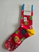 Skarpetki damskie - Kolorowe skarpety Happy Socks unisex rozmiar 41-46 (3411) - miniaturka - grafika 1