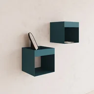 Półki do salonu - Metalowa półka Selma, wisząca, otwarta - miniaturka - grafika 1