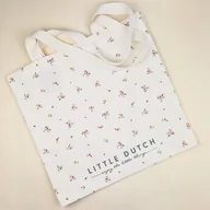 Torby i wózki na zakupy - Little Dutch Torba bawełniana Flowers White - miniaturka - grafika 1