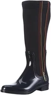 Kozaki damskie - Tommy Hilfiger Damskie kozaki O1285dette 5r, niebieski - niebieski Midnight 403-39 eu - miniaturka - grafika 1