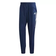 Spodenki męskie - adidas męskie spodnie sportowe CON20 PRE PNT, Team Navy Blue/White, XS, ED9238 - miniaturka - grafika 1