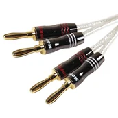 Kable - Monkey Cable MCTSB25 Concept Silverback - Komplet konfekcjonowanych kabli głośnikowych 2x2.1mm2 - 2.5m 2,5m ✦ SALON ✦ ZAPYTAJ O RABAT ✦ RATY 30x0% - miniaturka - grafika 1