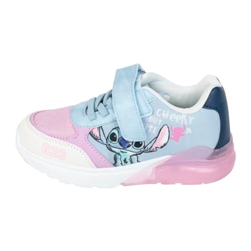 CERDÁ LIFE'S LITTLE MOMENTS Trampki dziecięce Stitch ze światłem LED Niebieski Różowy 31 EU, Niebieski i różowy, 31 EU