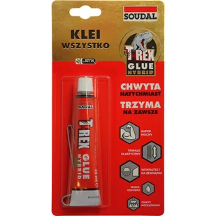 Klej T-Rex Glue Hybrid 25 ml Soudal - Zaprawy budowlane - miniaturka - grafika 1