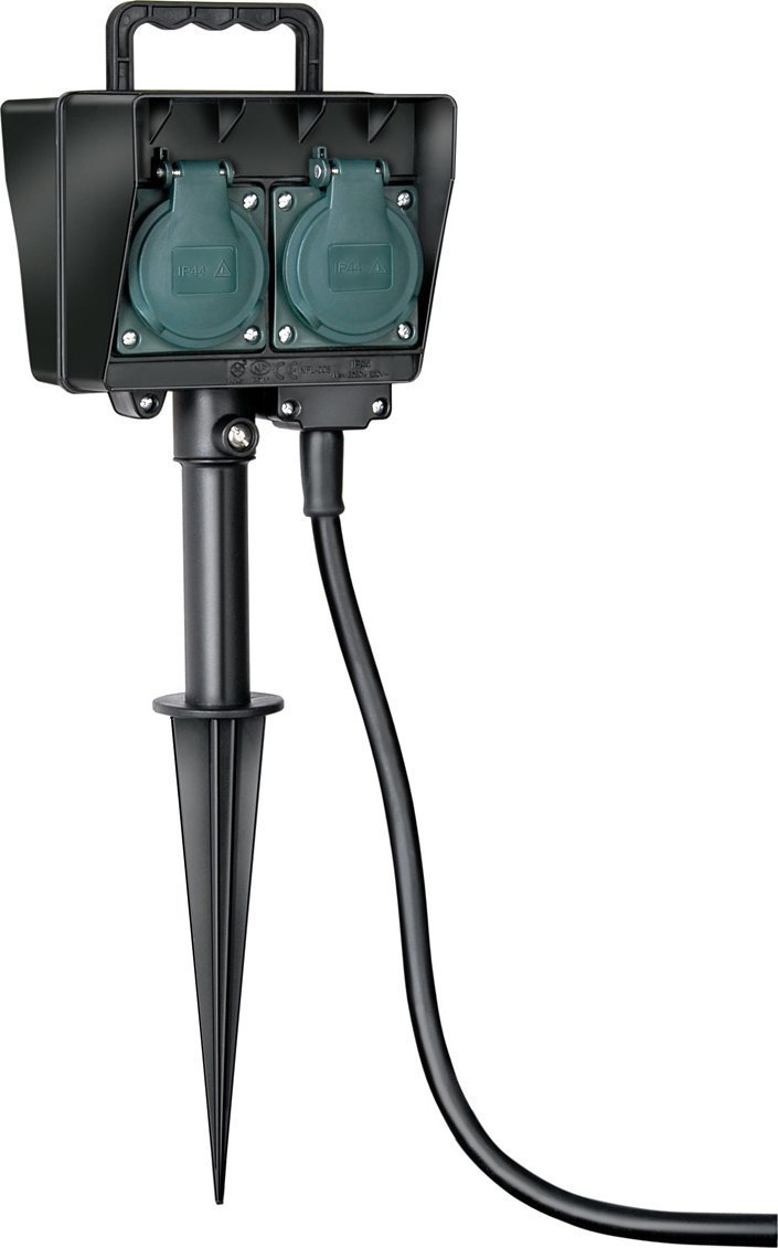 Brennenstuhl Brennenstuhl 4-way garden socket outlet with earth spike