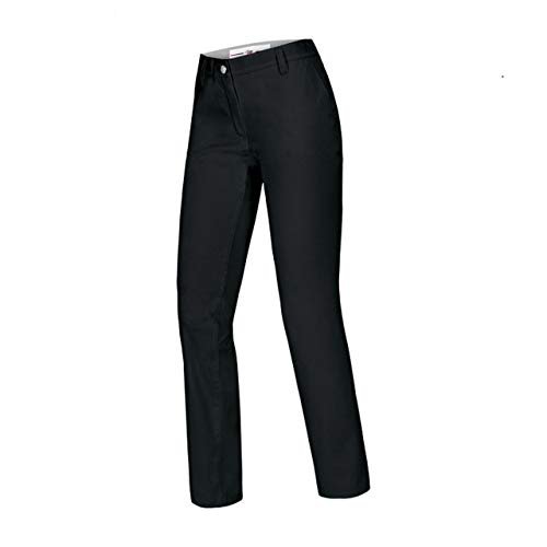 BP 1734-686-32-36L Chinosy Damskie Spodnie, Rozciągliwy Materiał, 230,00 gm², Mieszanka Materiałów ze Stretchem, Czarne, 36 l