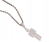 Wisiorki - Naszyjnik wisiorek Billie Eilish Biały - miniaturka - grafika 1