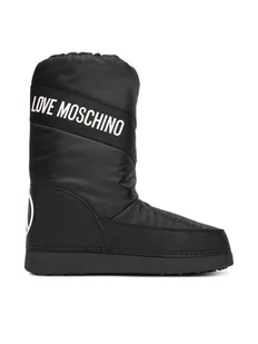 LOVE MOSCHINO Śniegowce JA24032G1NISA000 Czarny - Śniegowce damskie - miniaturka - grafika 1